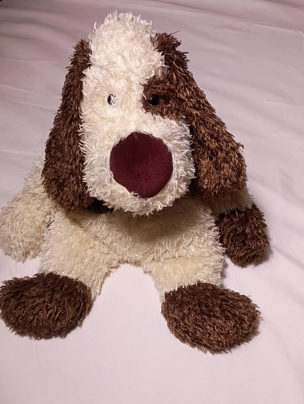 Jellycat Vintage‎ Cream and Brown Plush Puppy Dog Toy